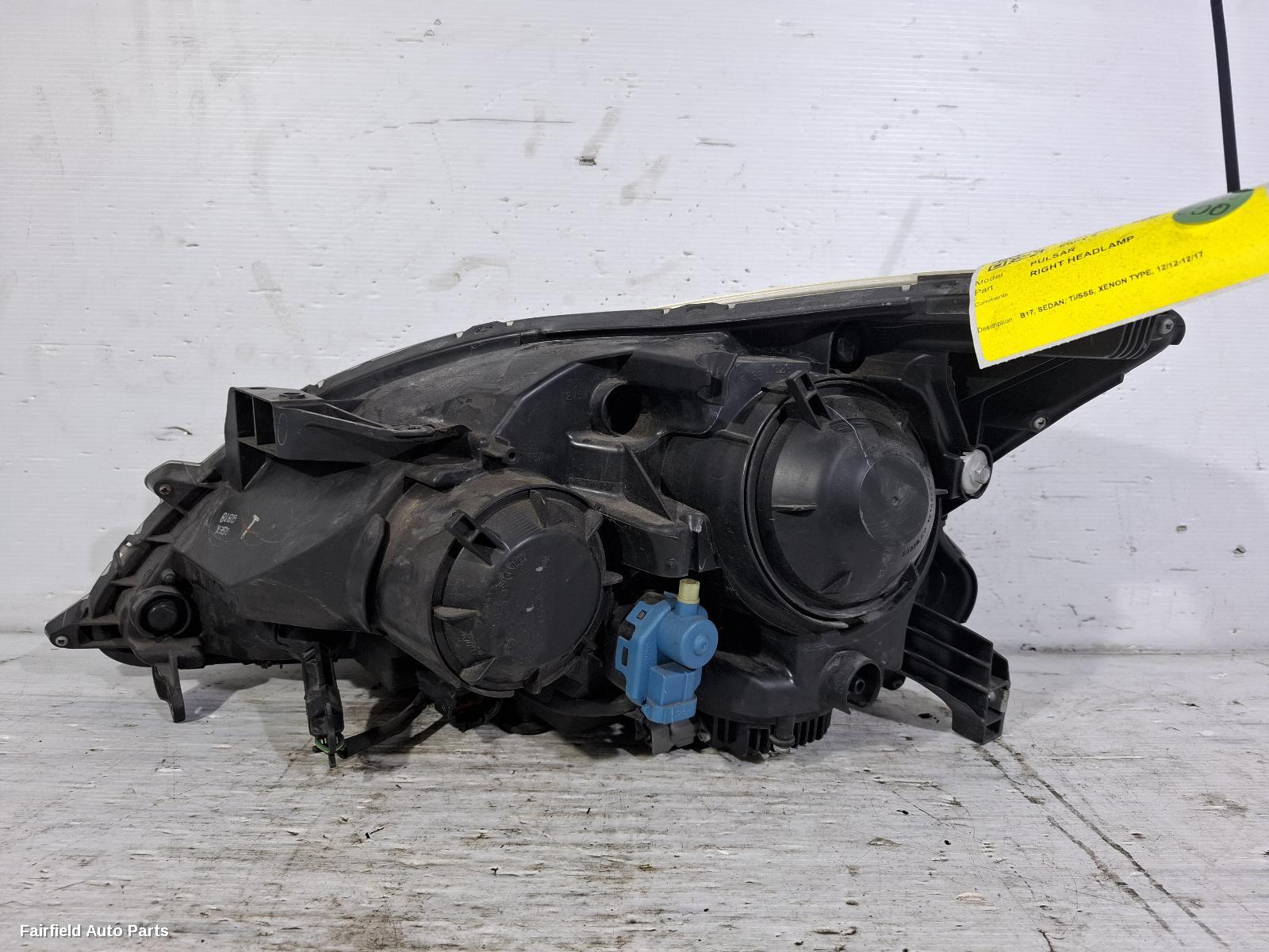 2012-2017 Nissan Pulsar Right Headlamp