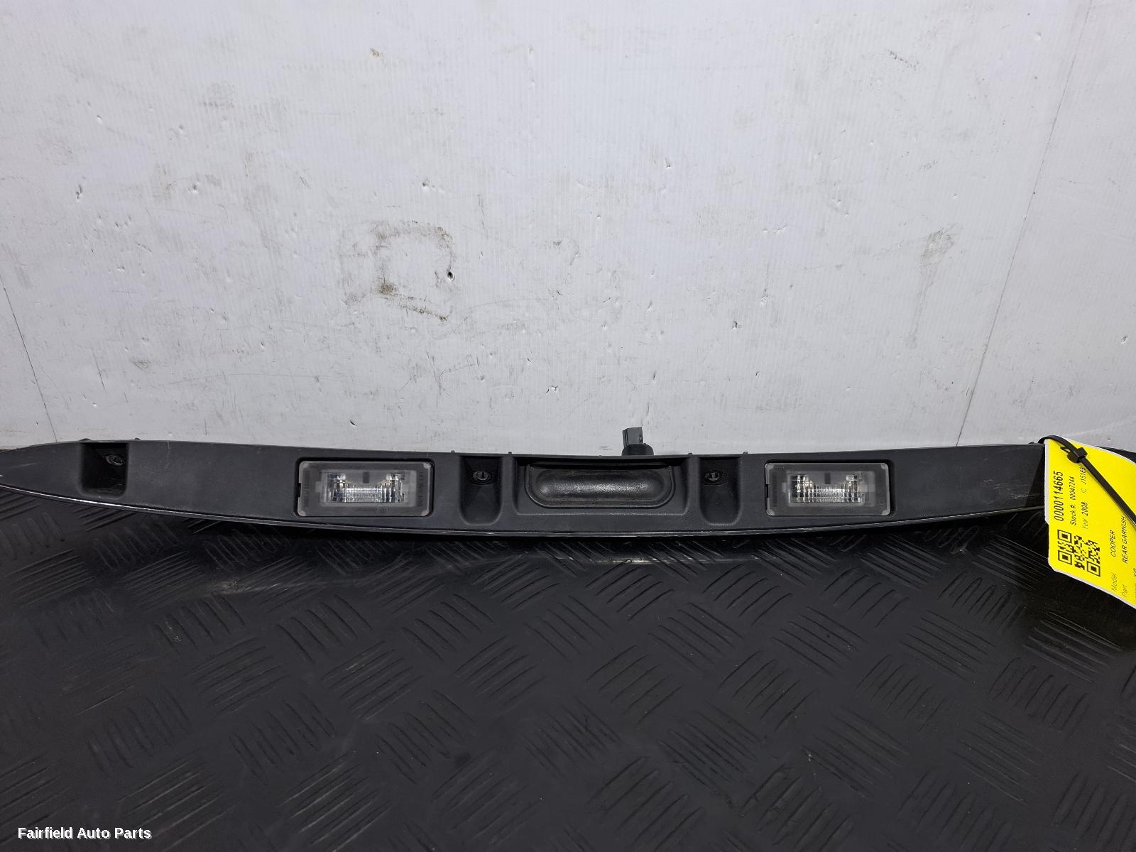 2007-2014 Mini Cooper Rear Garnish