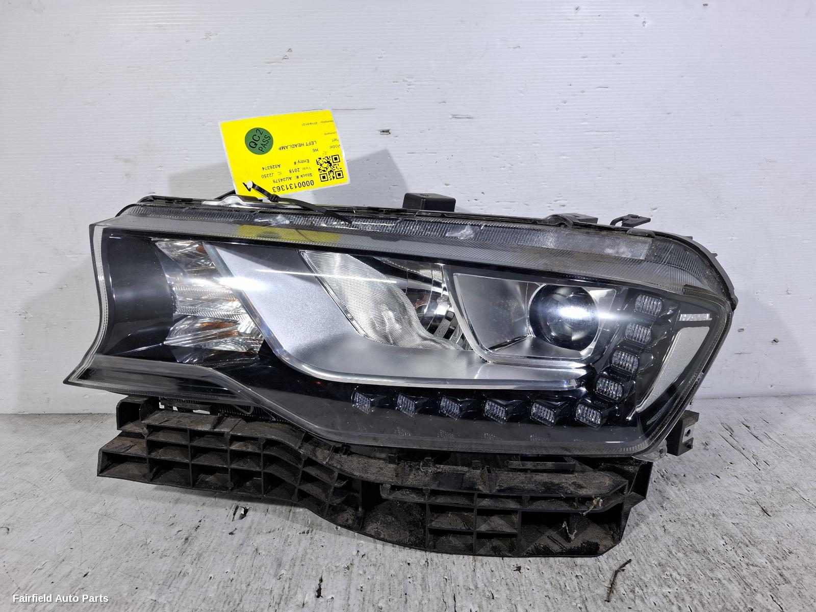 2016-2021 Haval H6 Left Headlamp