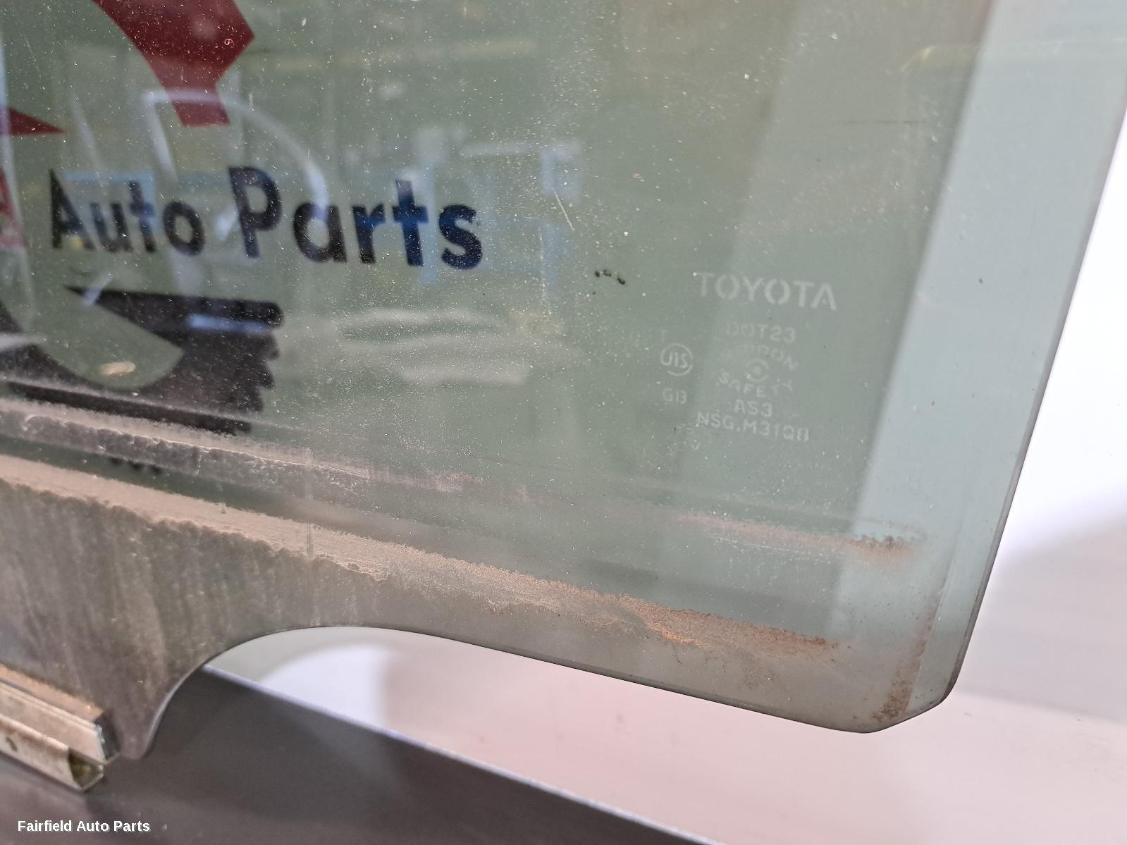 2007-2015 Toyota Rukus Left Rear Door Window