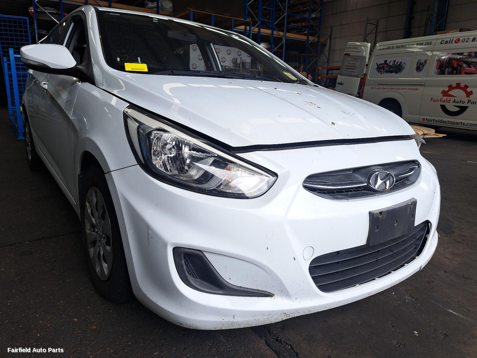 2016 Hyundai Accent Left Rear Door Window