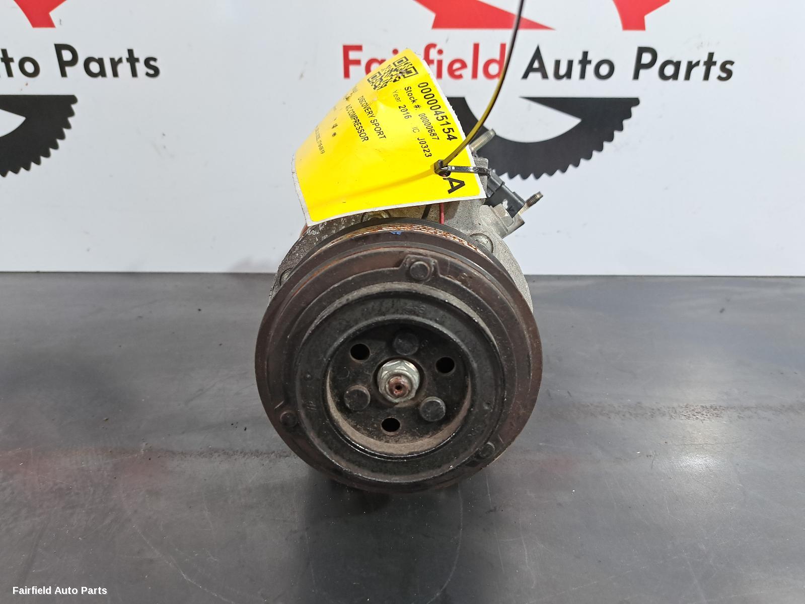 2016 Land Rover Discovery Sport A C Compressor