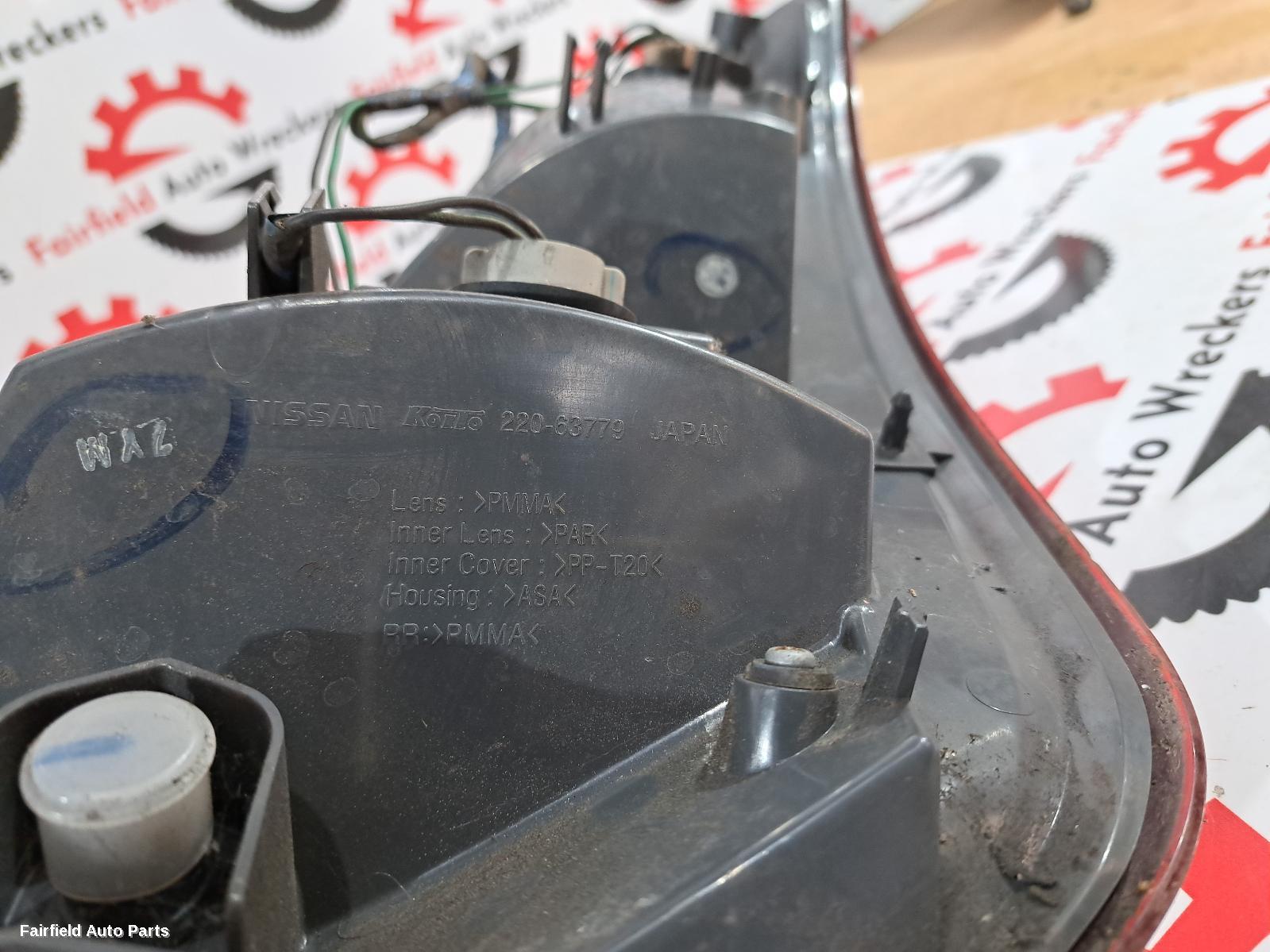 2008 Nissan Murano Left Taillight