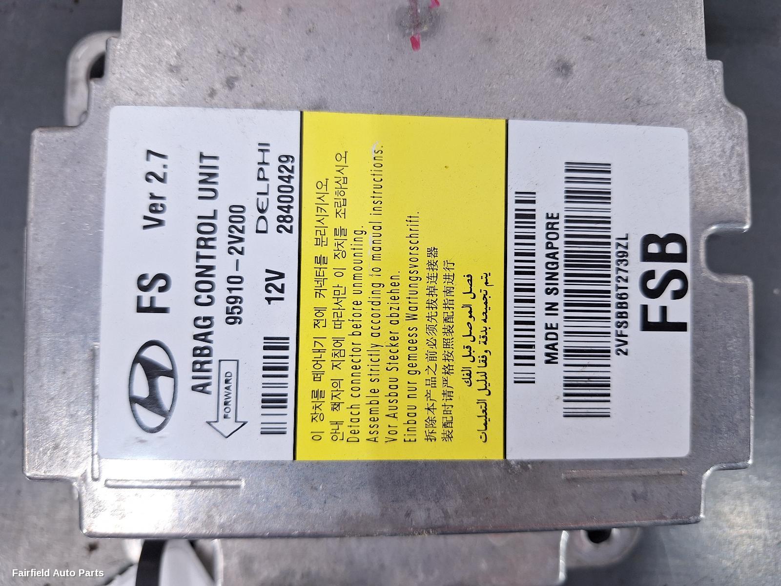 2011-2014 Hyundai Veloster Airbag Module Sensor