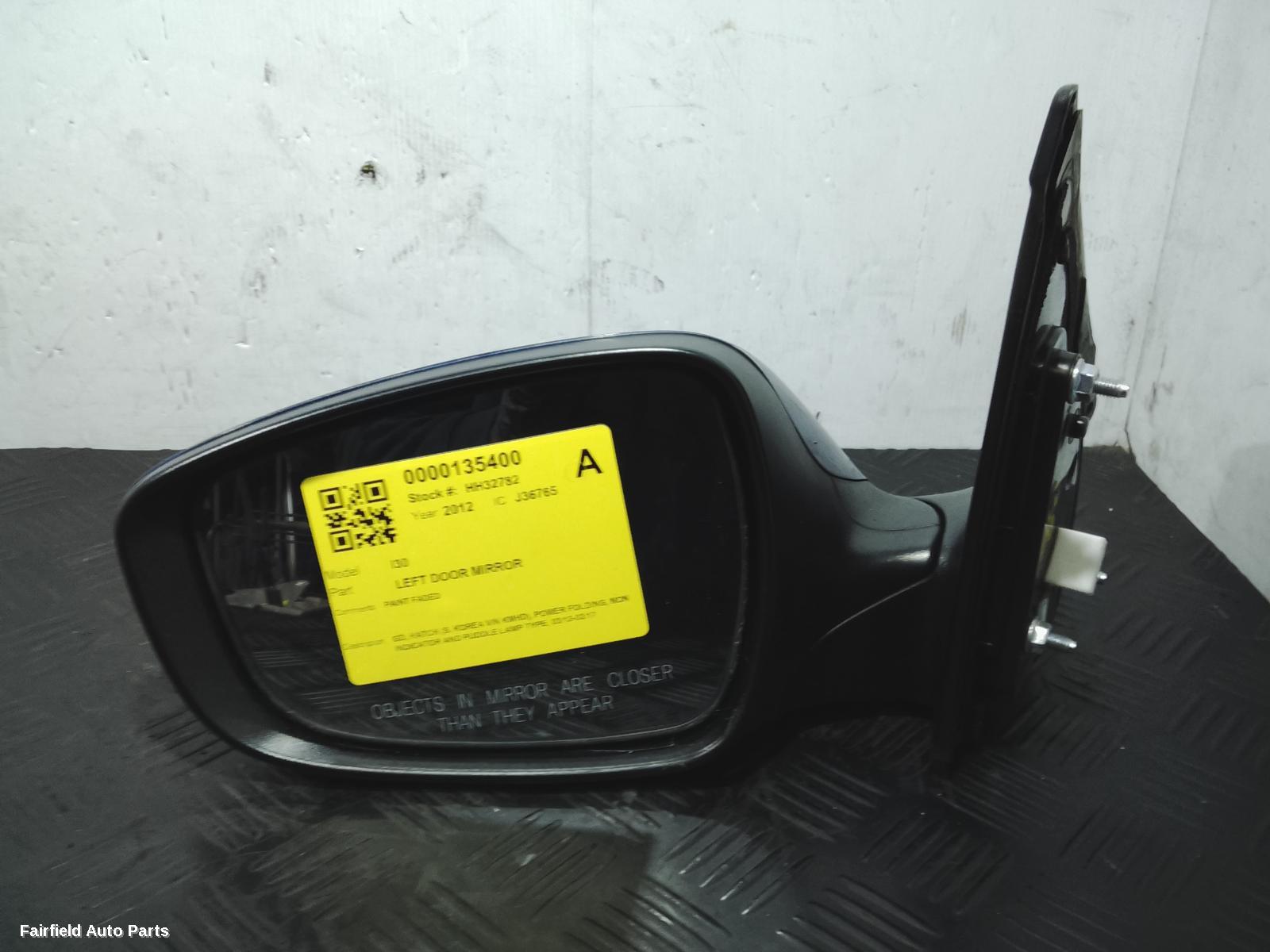 2012-2017 Hyundai I30 Left Door Mirror