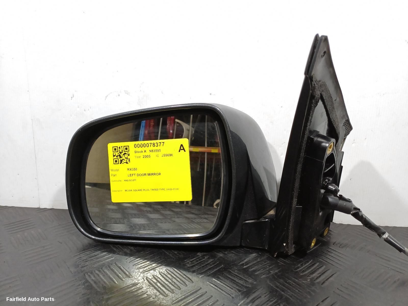 2003-2008 Lexus Rx Series Left Door Mirror