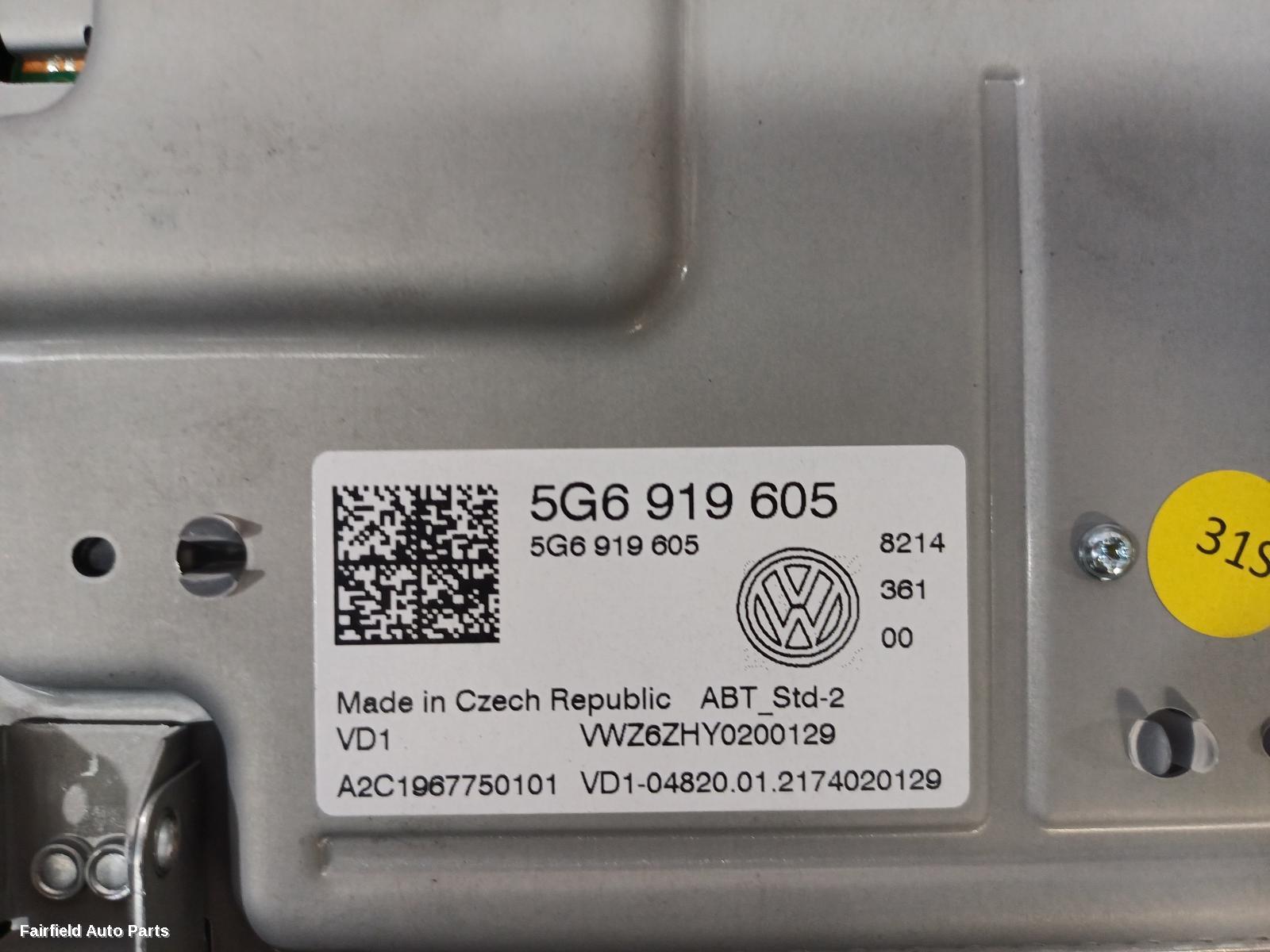 2017-2024 Volkswagen Polo Radio Cd Dvd Sat Tv