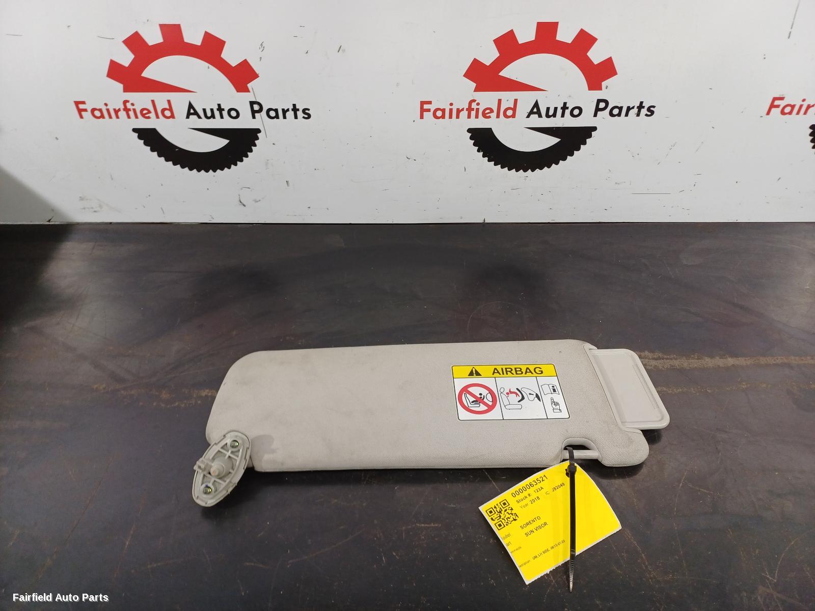 2015-2020 Kia Sorento Sunvisor