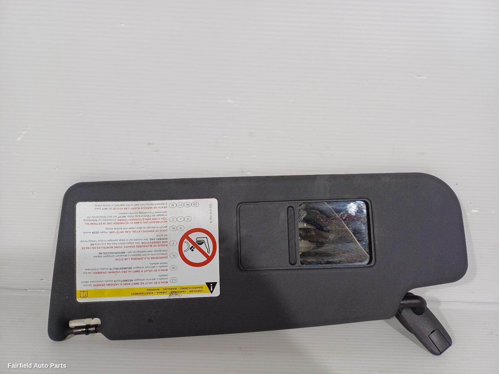 2011-2015 Skoda Fabia Sunvisor