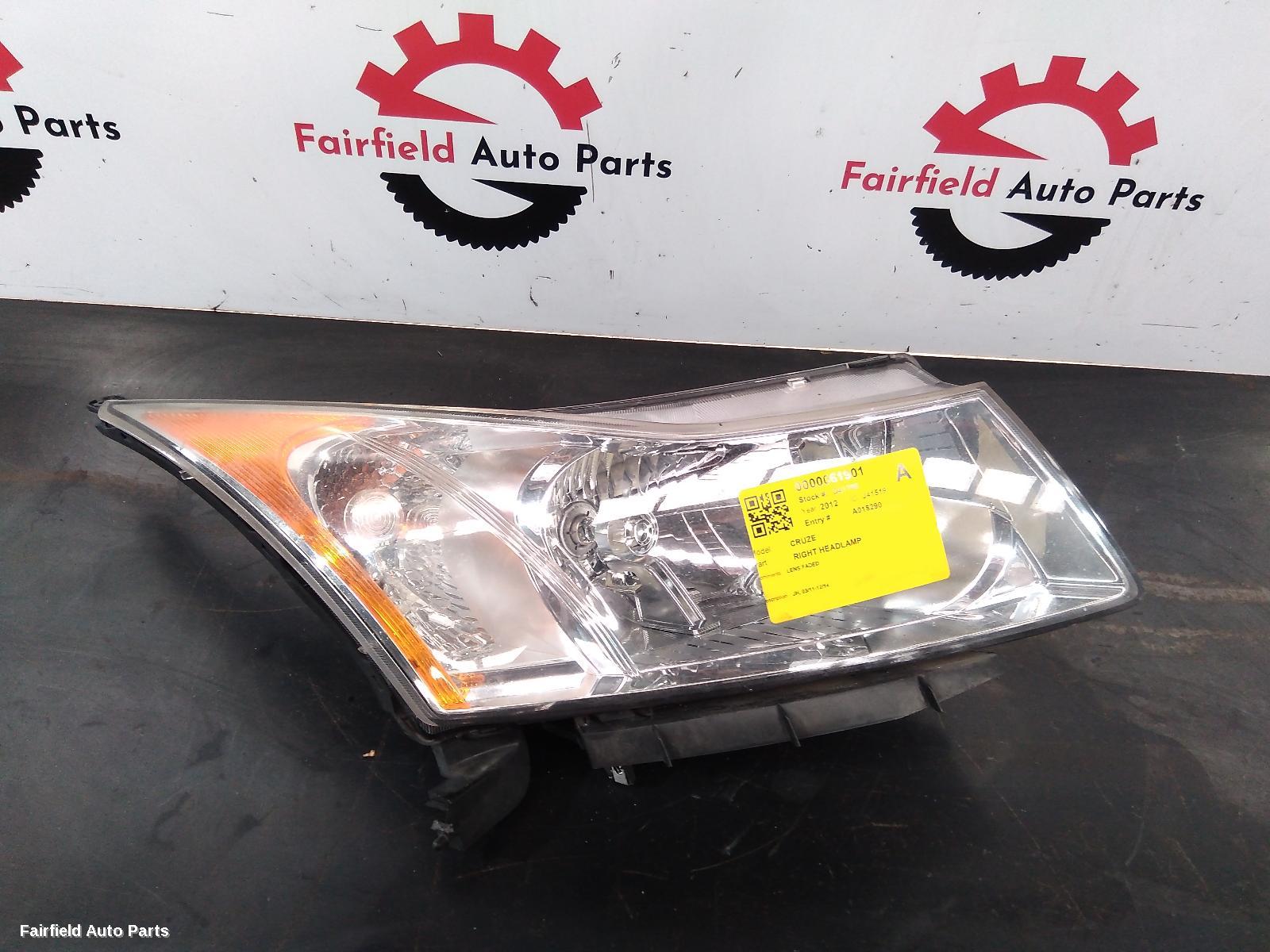 2011-2014 Holden Cruze Right Headlamp