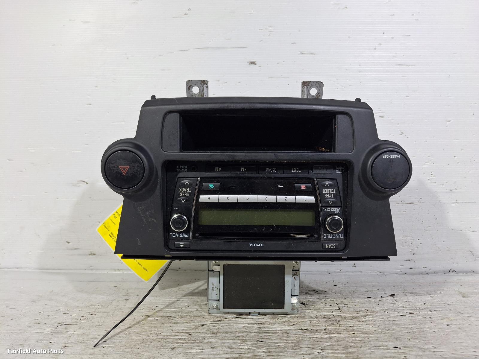 2007-2014 Toyota Kluger Radio Cd Dvd Sat Tv