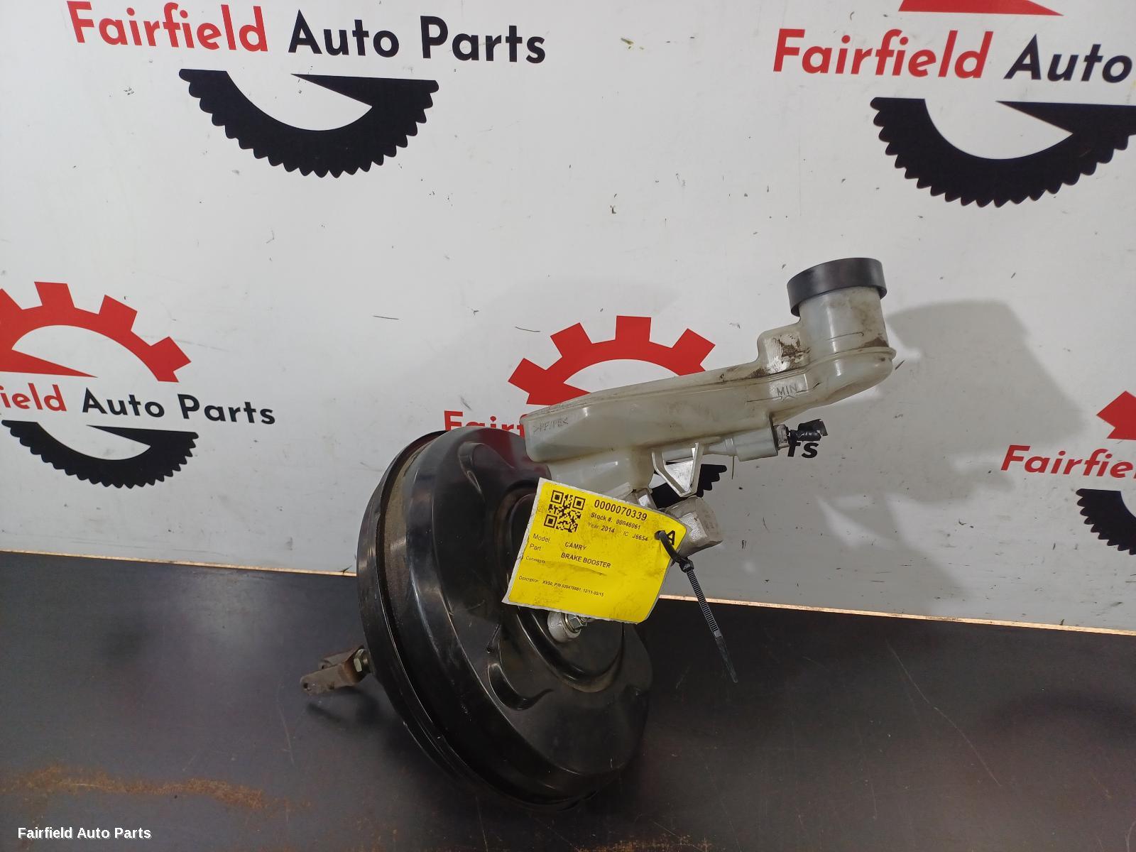 2011-2015 Toyota Camry Brake Booster