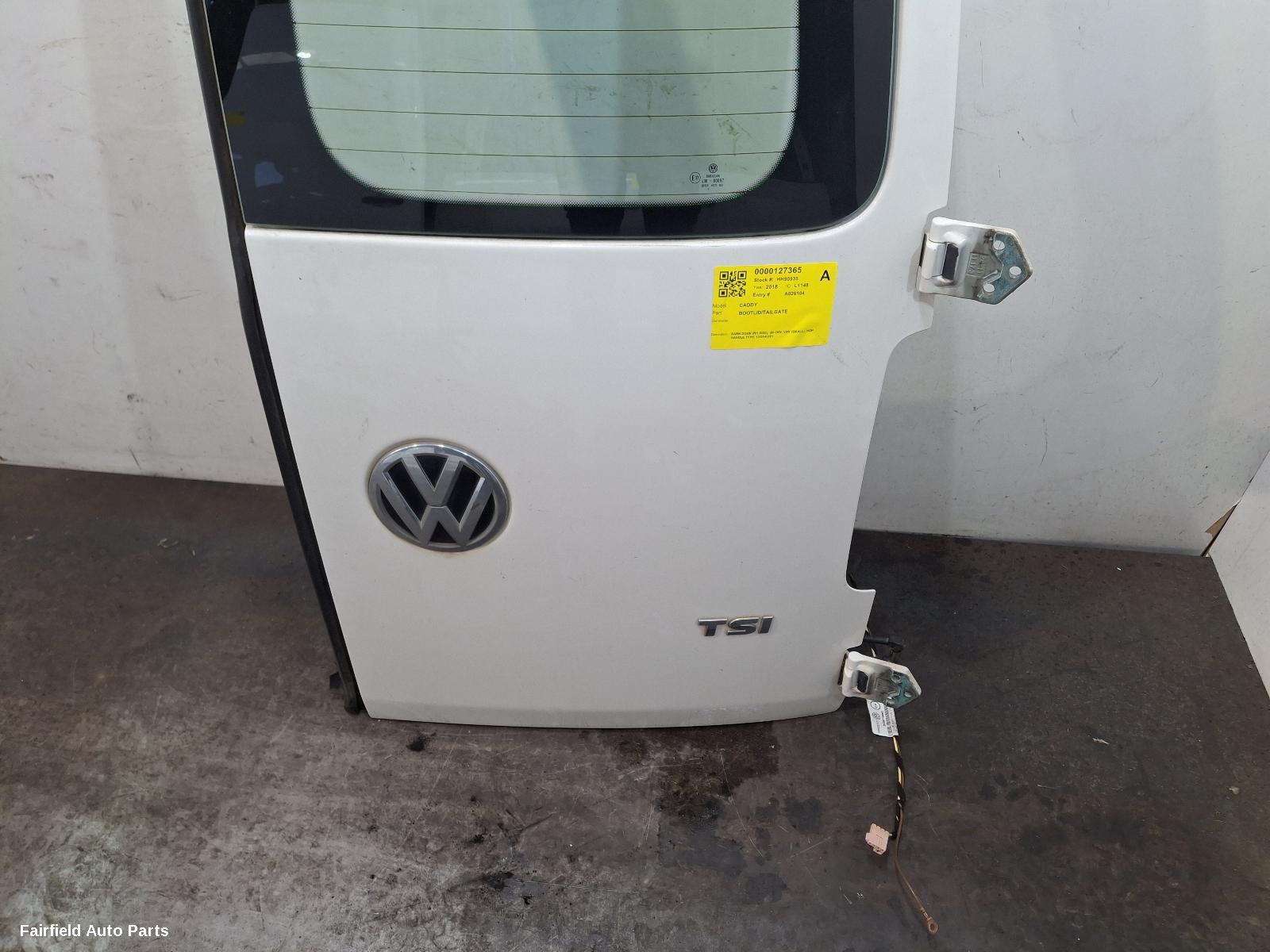 2004-2021 Volkswagen Caddy Bootlid Tailgate