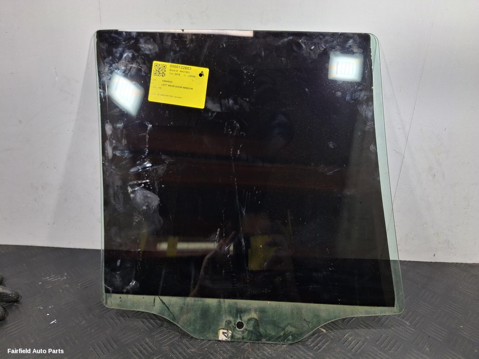 2010-2022 Volkswagen Amarok Left Rear Door Window