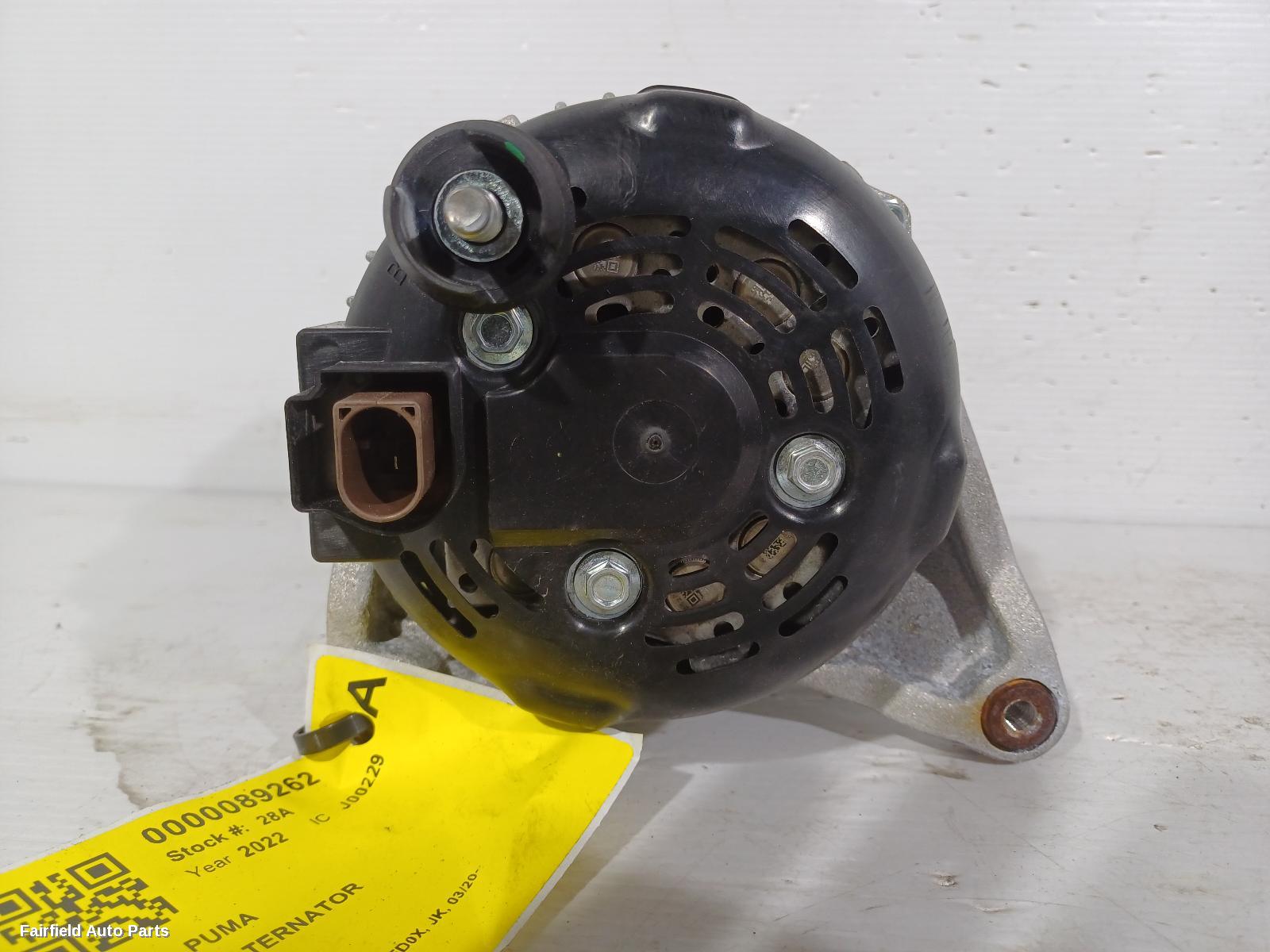 2020-2023 Ford Puma Alternator