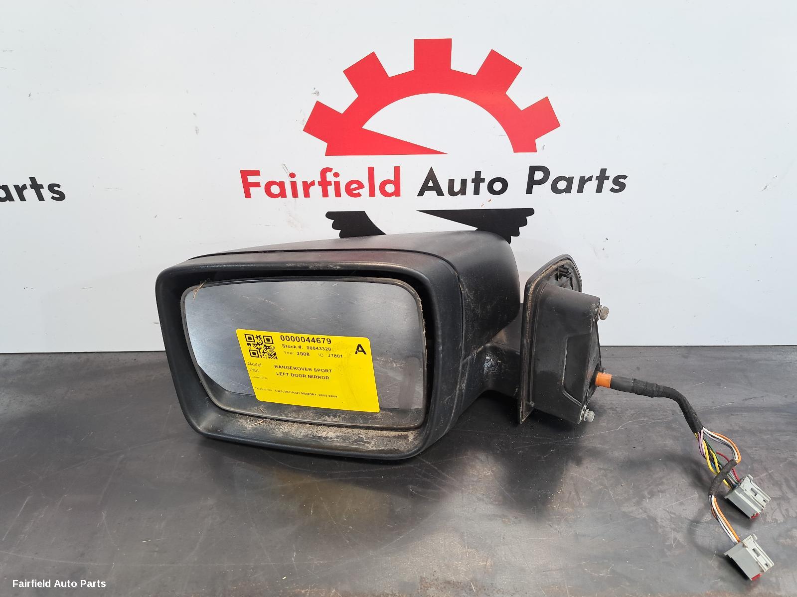 2005-2009 Land Rover Rangerover Sport Left Door Mirror