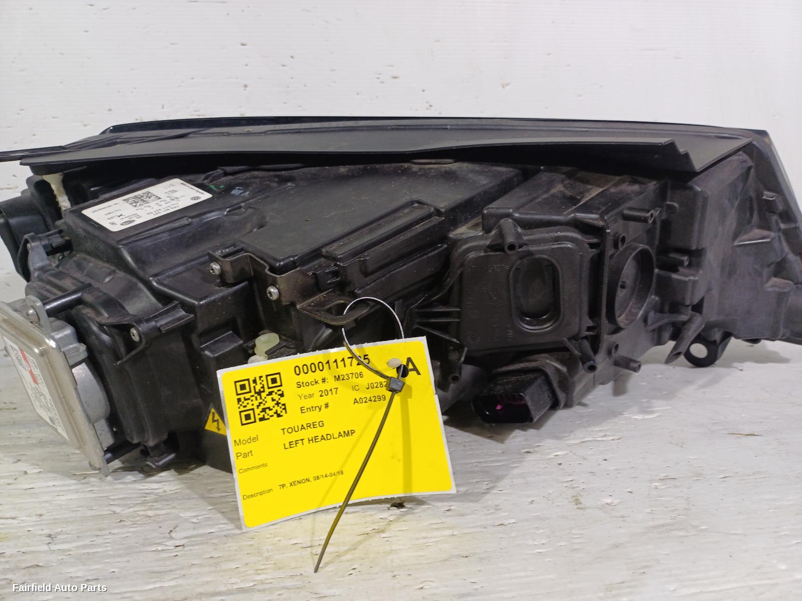 2014-2018 Volkswagen Touareg Left Headlamp