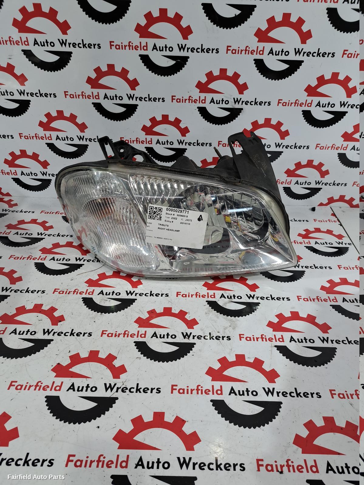 2002 Mazda Tribute Right Headlamp