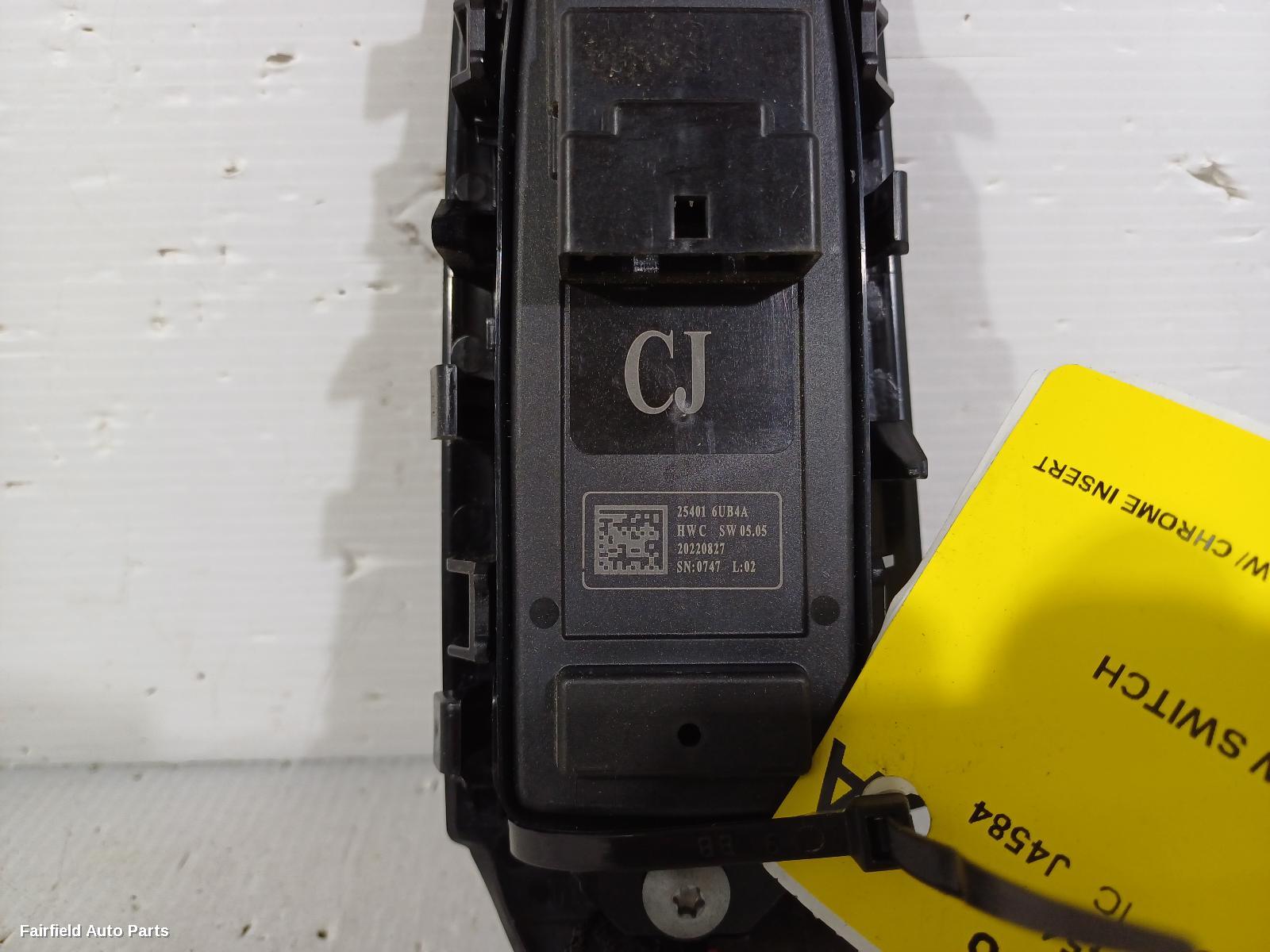 2022-2024 Nissan Qashqai Pwr Dr Wind Switch