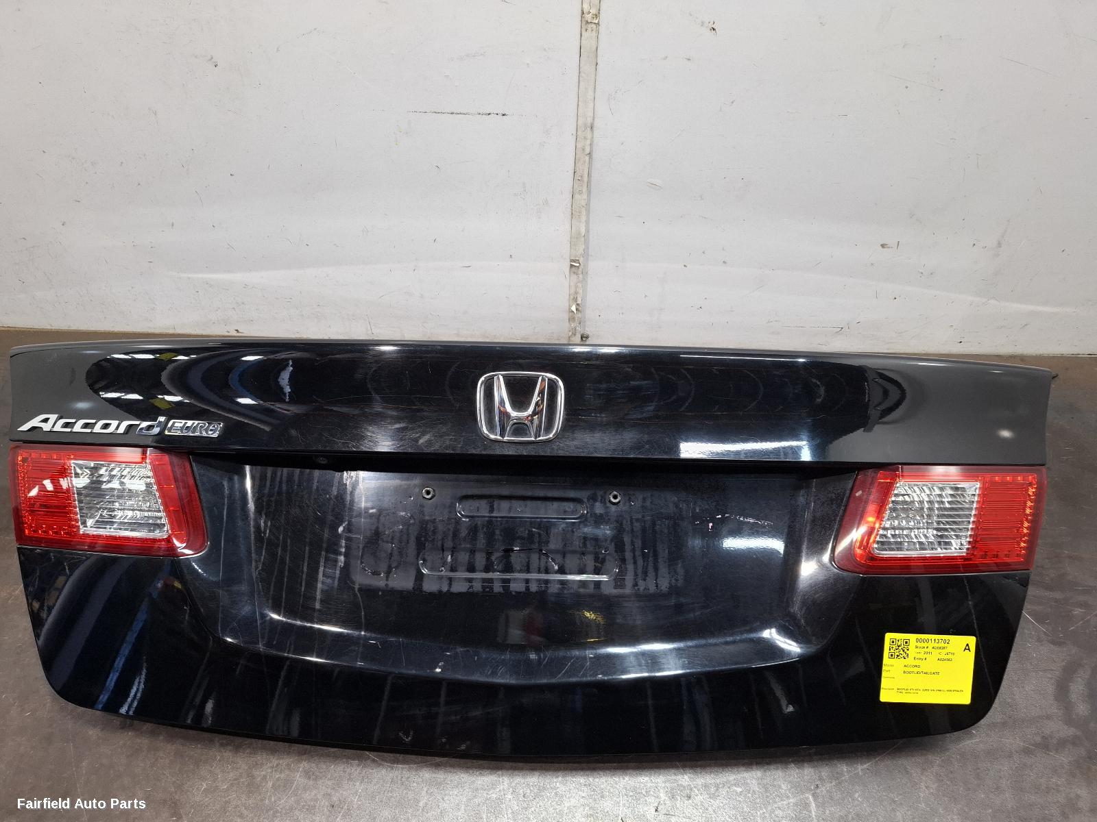 2008-2015 Honda Accord Bootlid Tailgate
