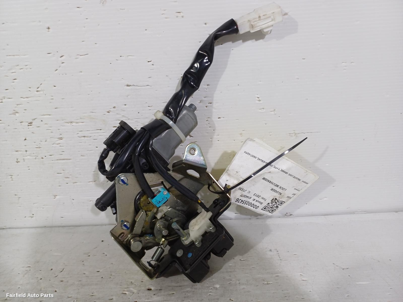 2013 Toyota Kluger Door Boot Gate Lock