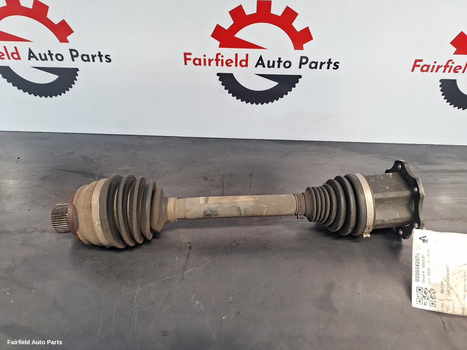 2014-2024 Porsche Macan Left Driveshaft