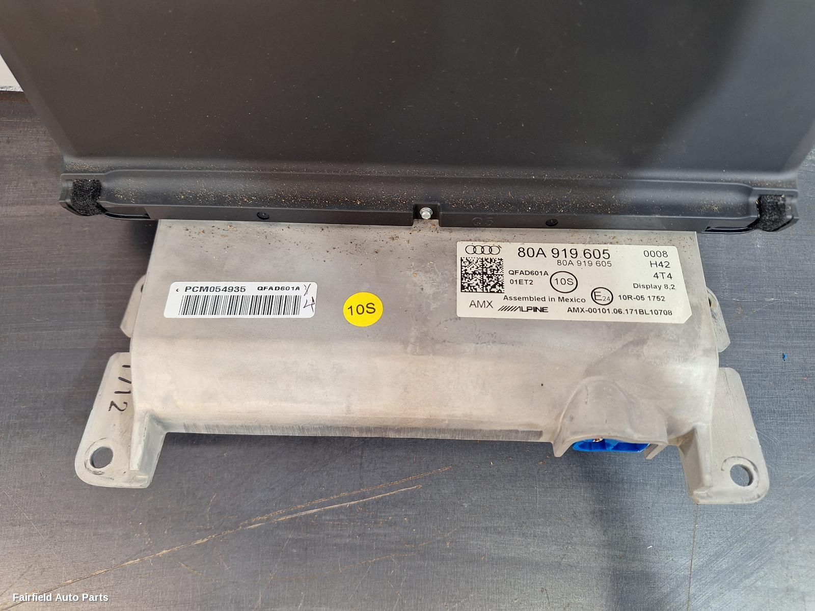 2017-2020 Audi Q5 Radio Cd Dvd Sat Tv