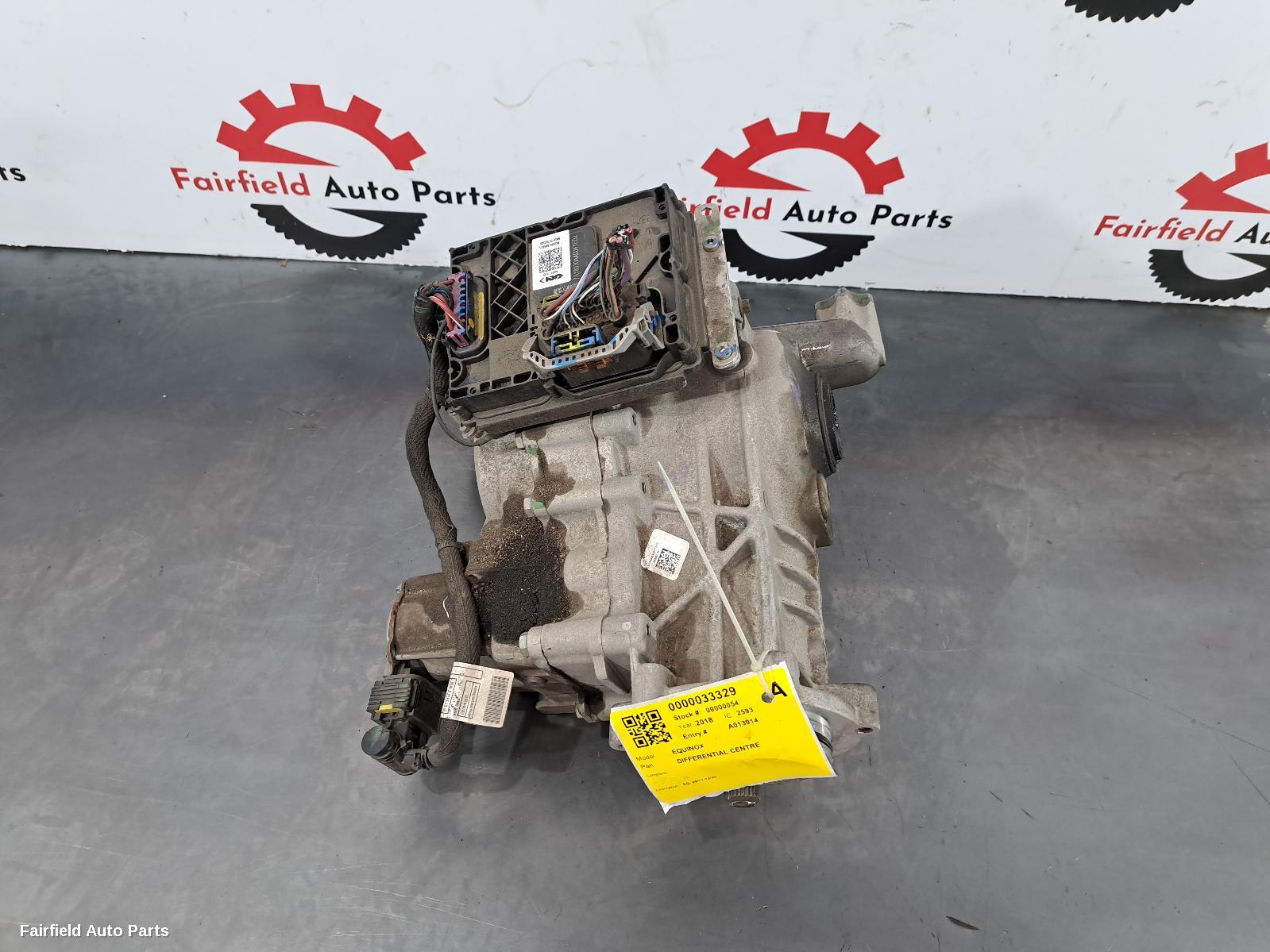 2018 Holden Equinox Differential Centre