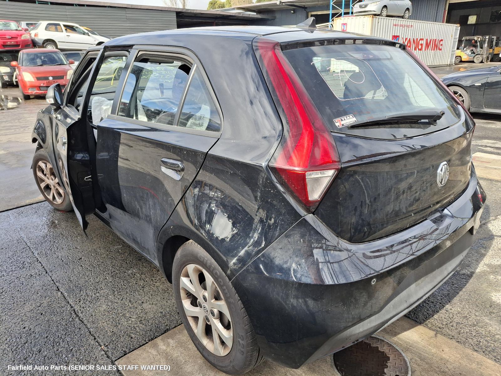 2024 Mg Mg3 Right Rear Door Sliding