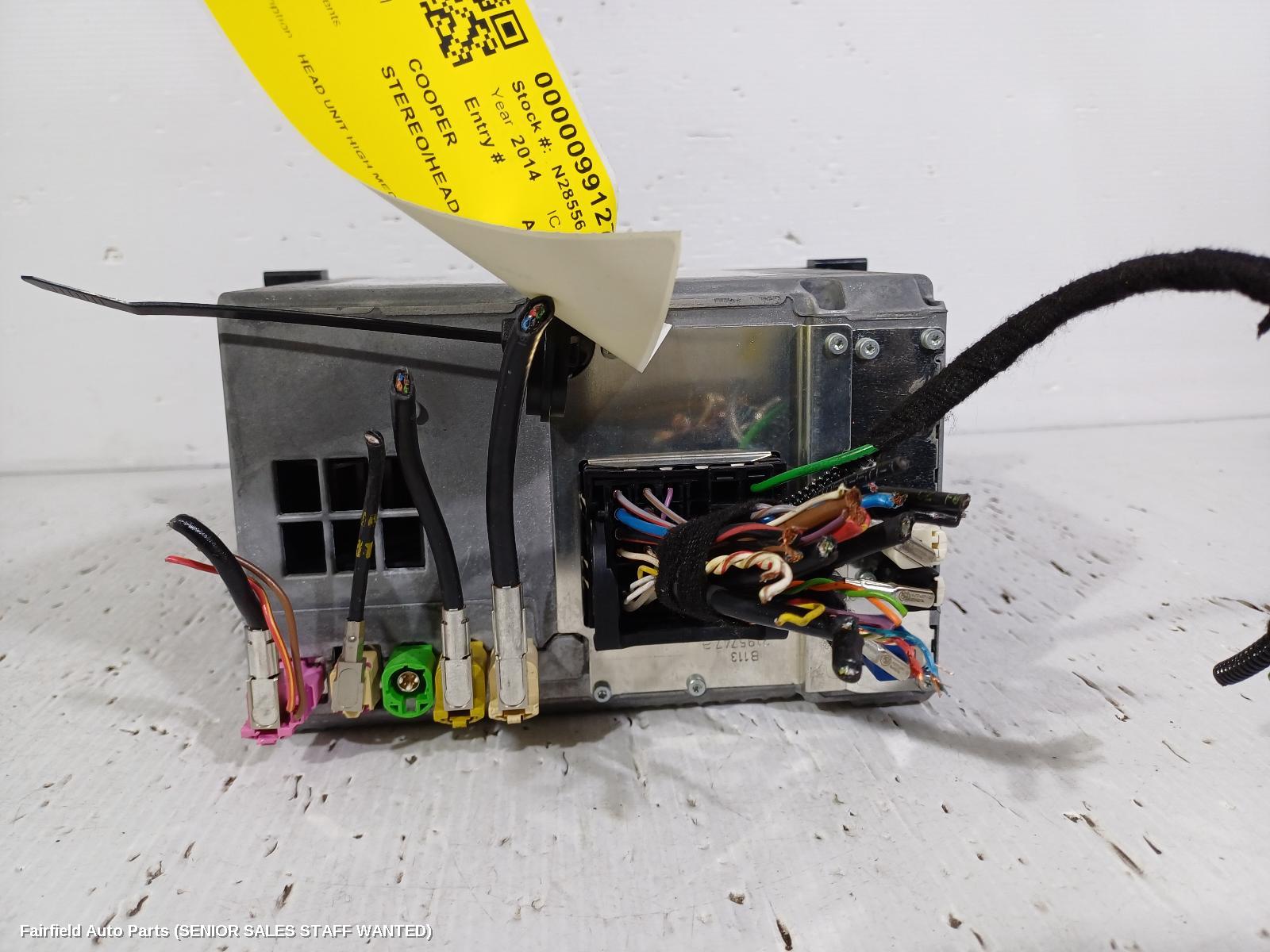 2014 Mini Cooper Radio Cd Dvd Sat Tv