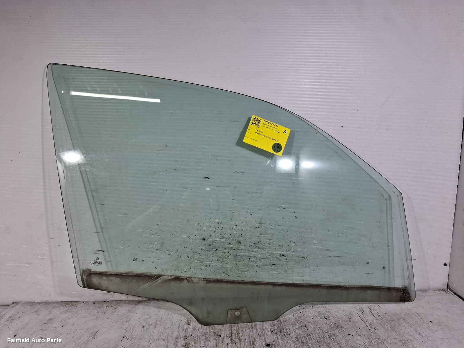 2010-2022 Volkswagen Amarok Right Front Door Window