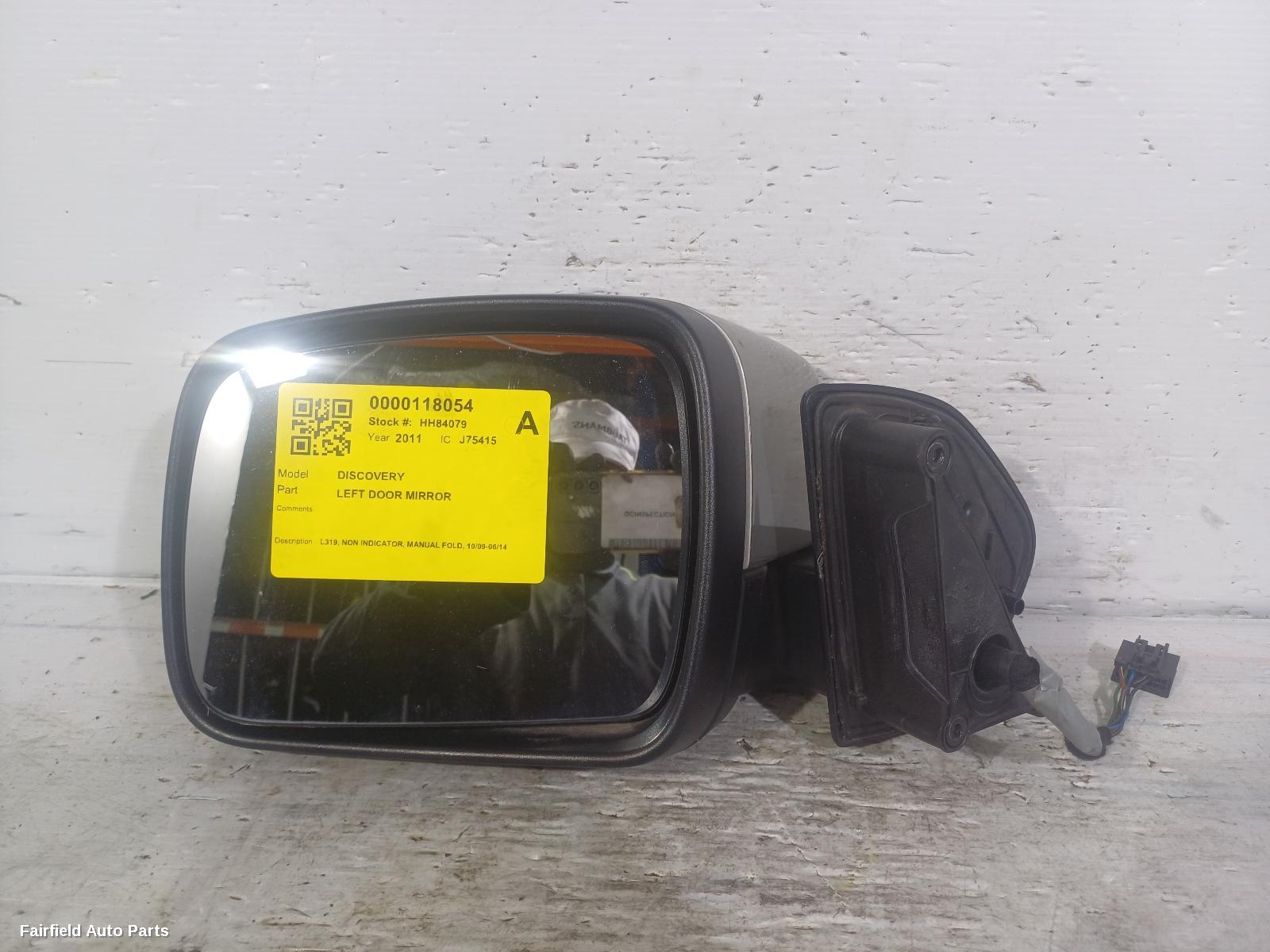 2009-2014 Land Rover Discovery Left Door Mirror