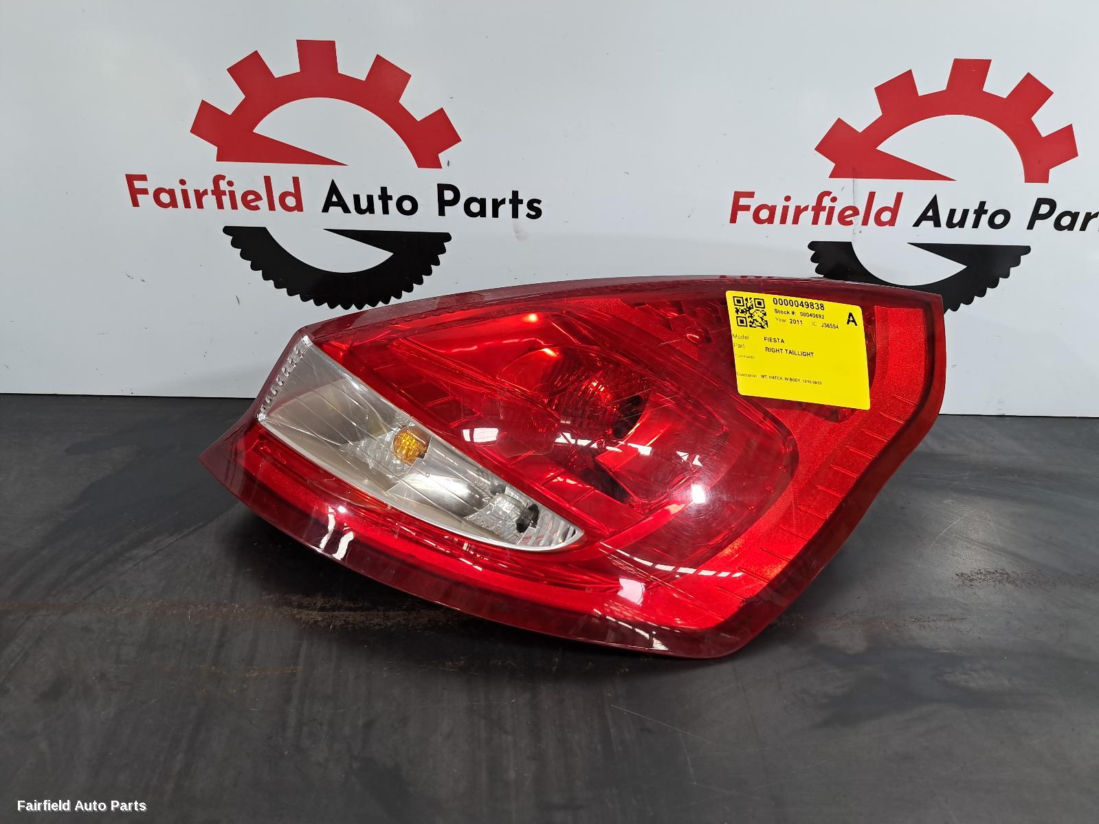 2011 Ford Fiesta Right Taillight