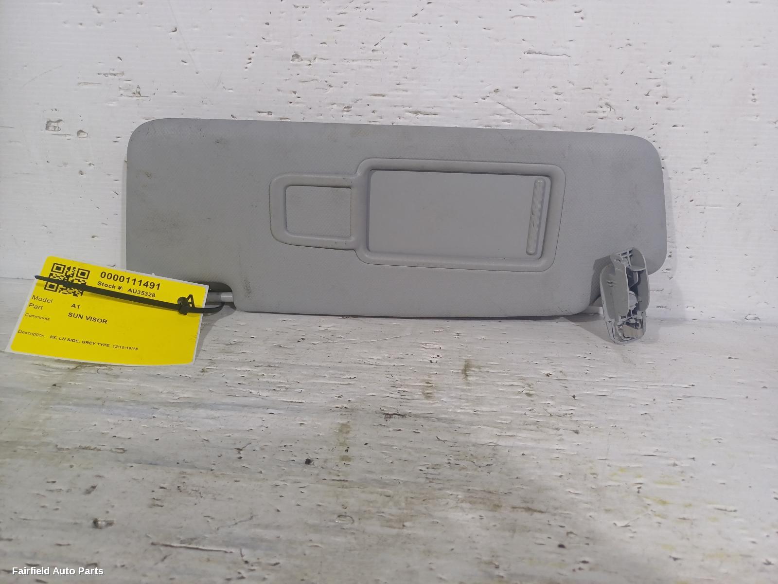 2010-2018 Audi A1 Sunvisor