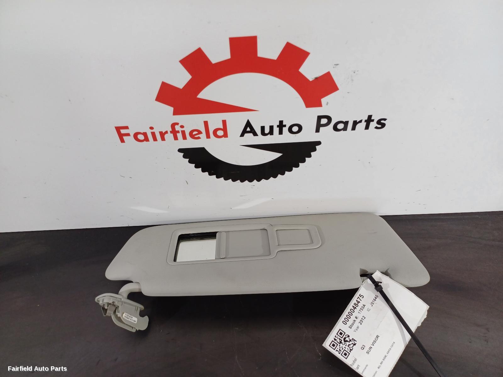 2012-2018 Audi Q3 Sunvisor