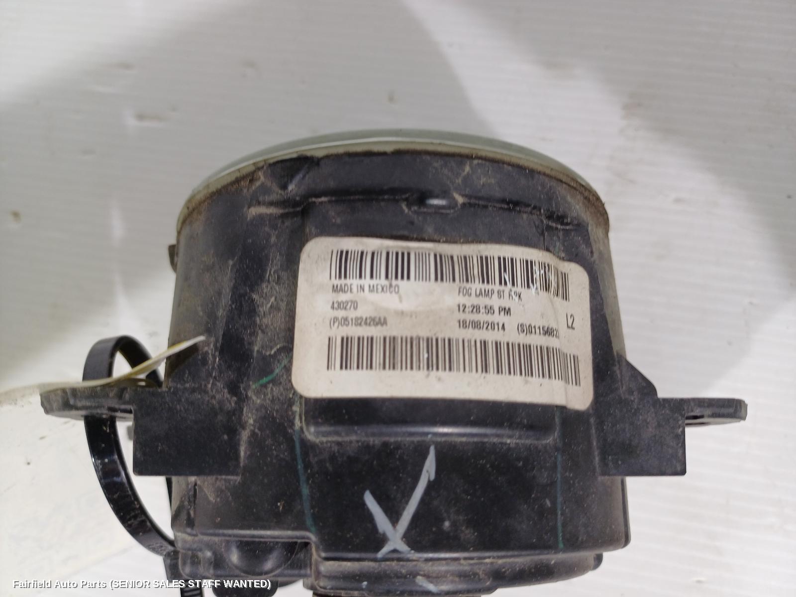 2017 Jeep Cherokee Right Indicator Fog Side