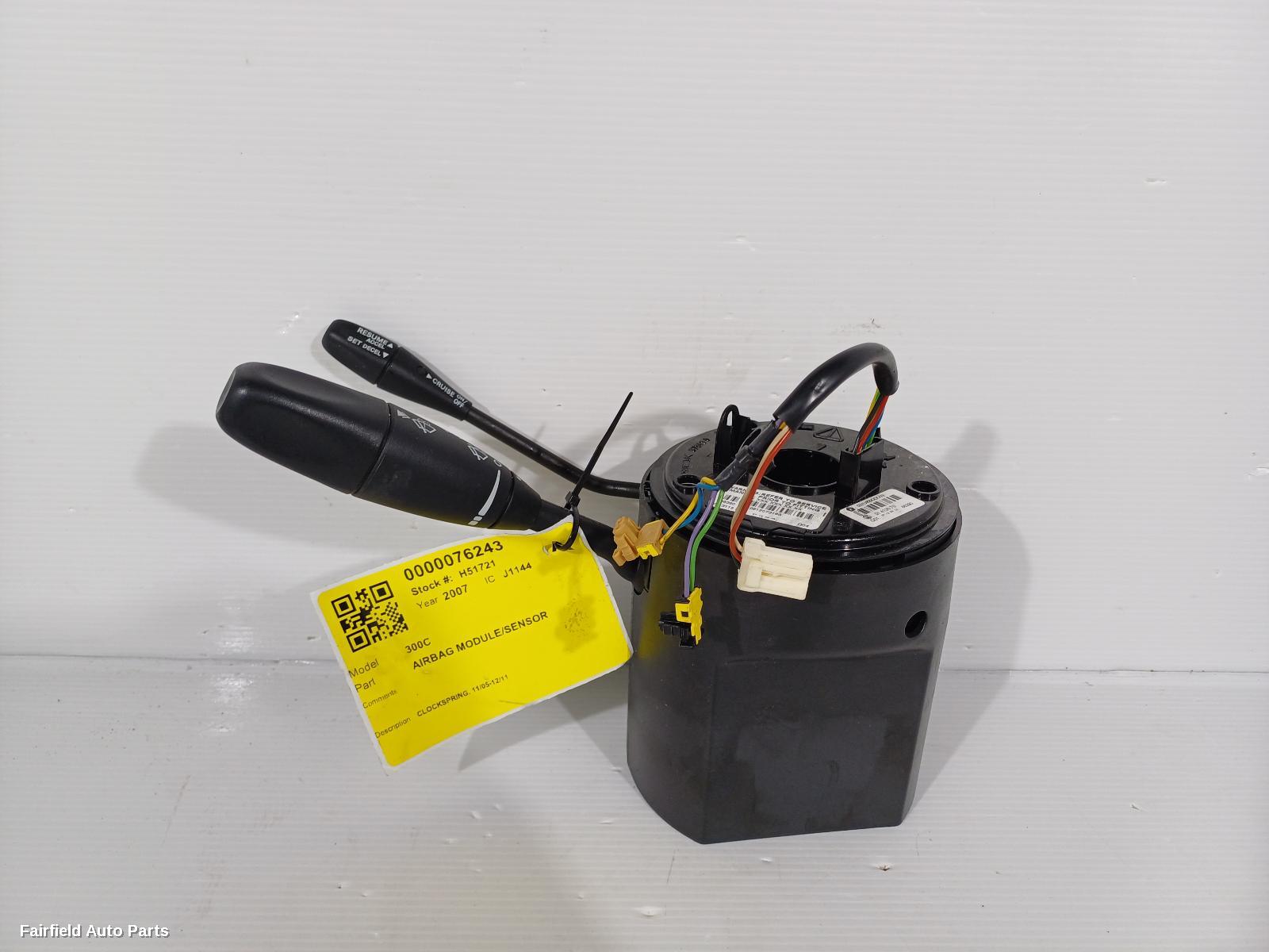 2005-2011 Chrysler 300c Airbag Module Sensor