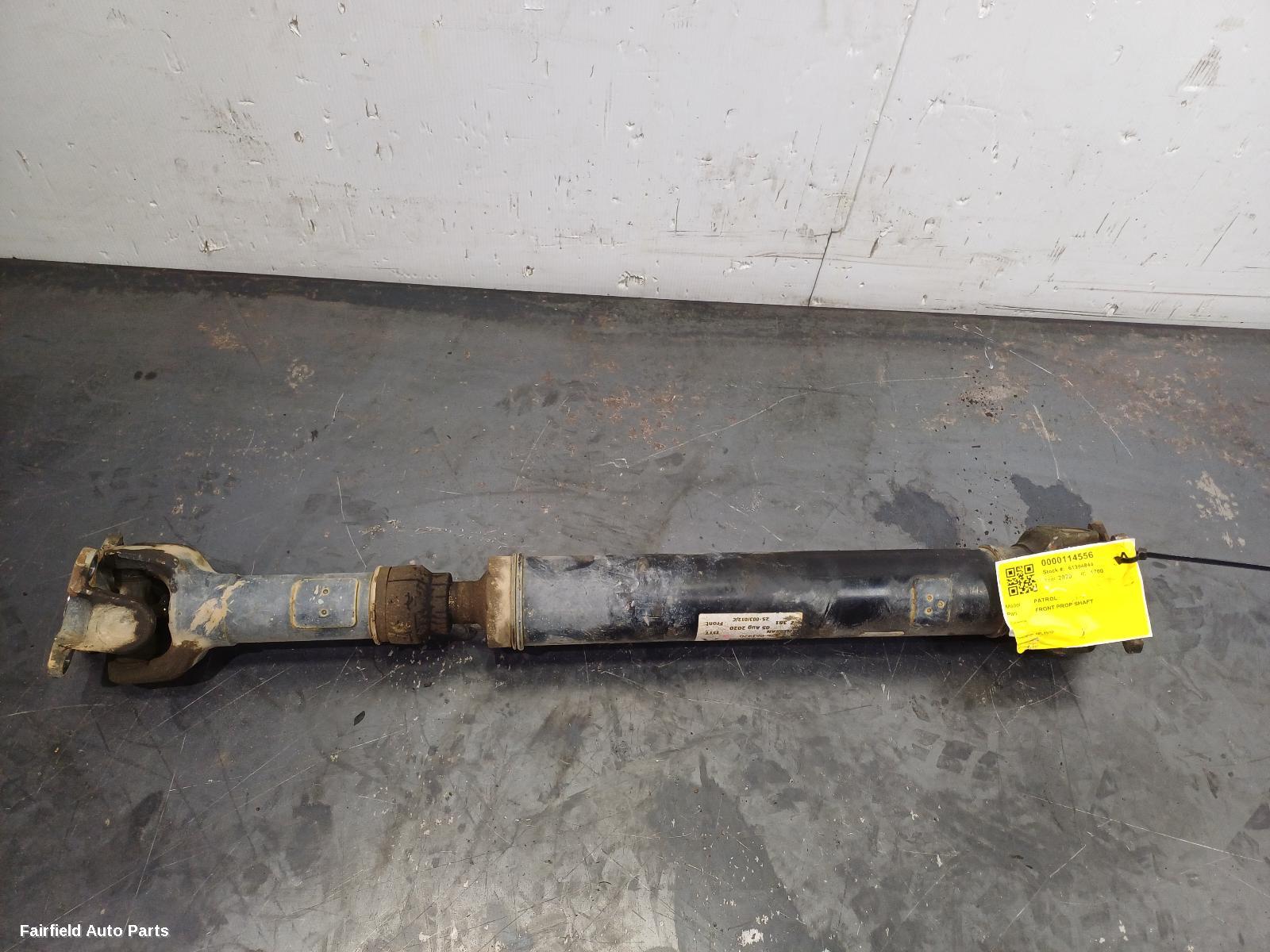 2012-2025 Nissan Patrol Front Prop Shaft