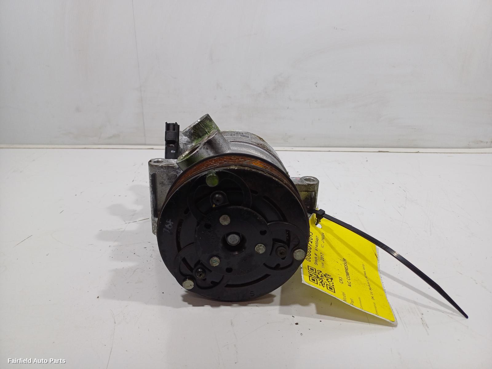 2015-2018 Mazda Cx3 A C Compressor