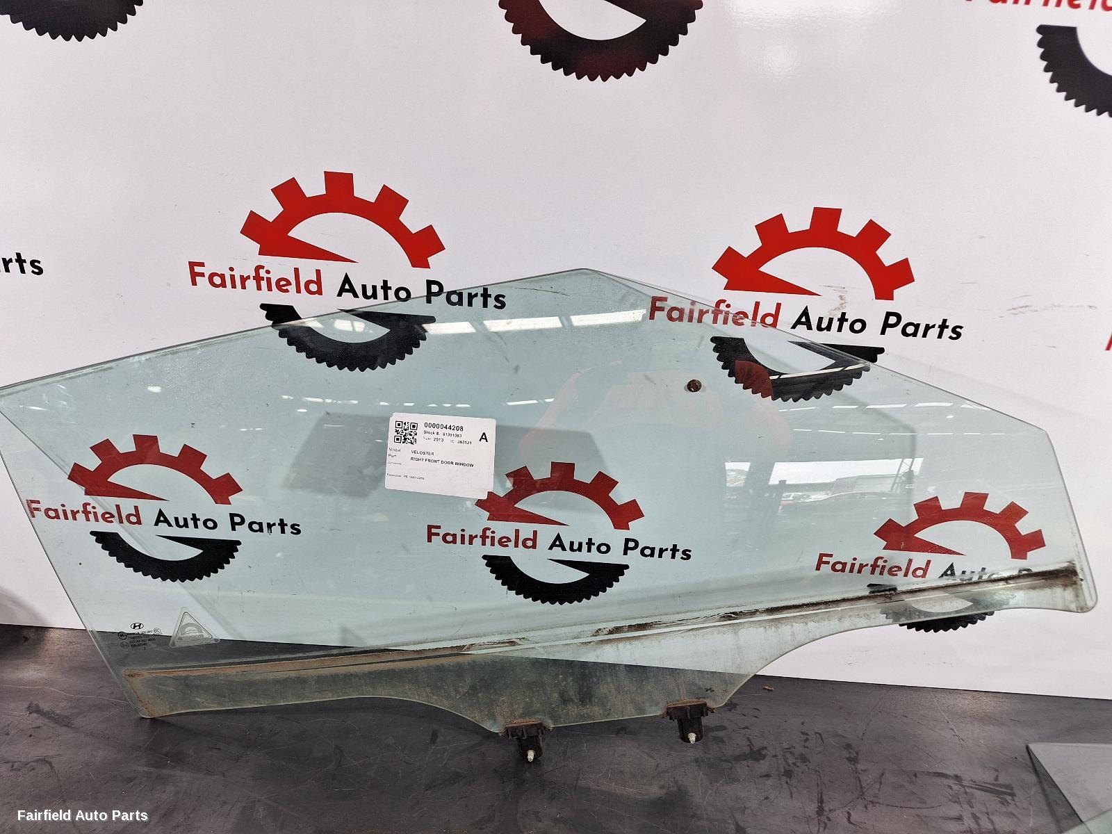 2011-2018 Hyundai Veloster Right Front Door Window