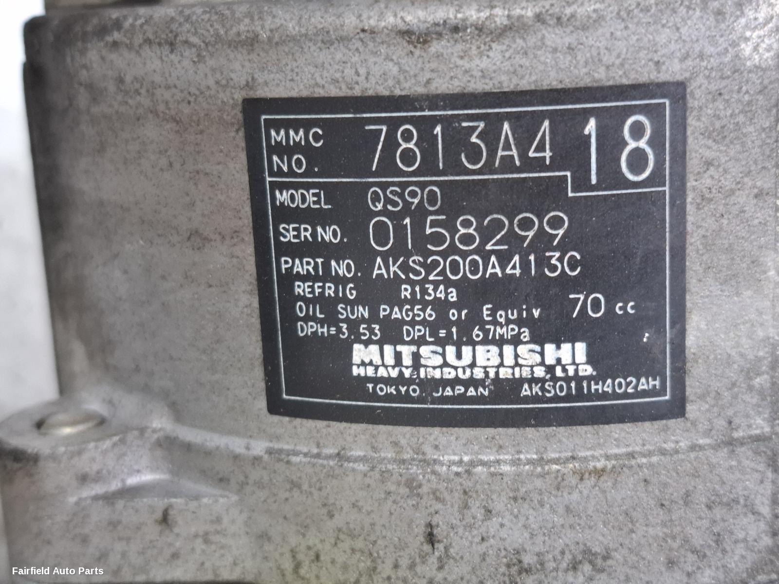2007-2015 Mitsubishi Lancer A C Compressor