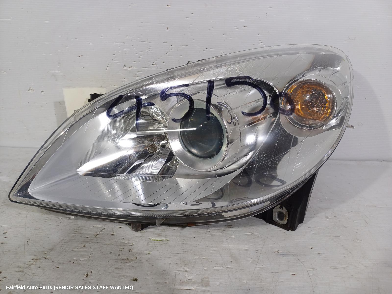 2010 Mercedes B Class Left Headlamp