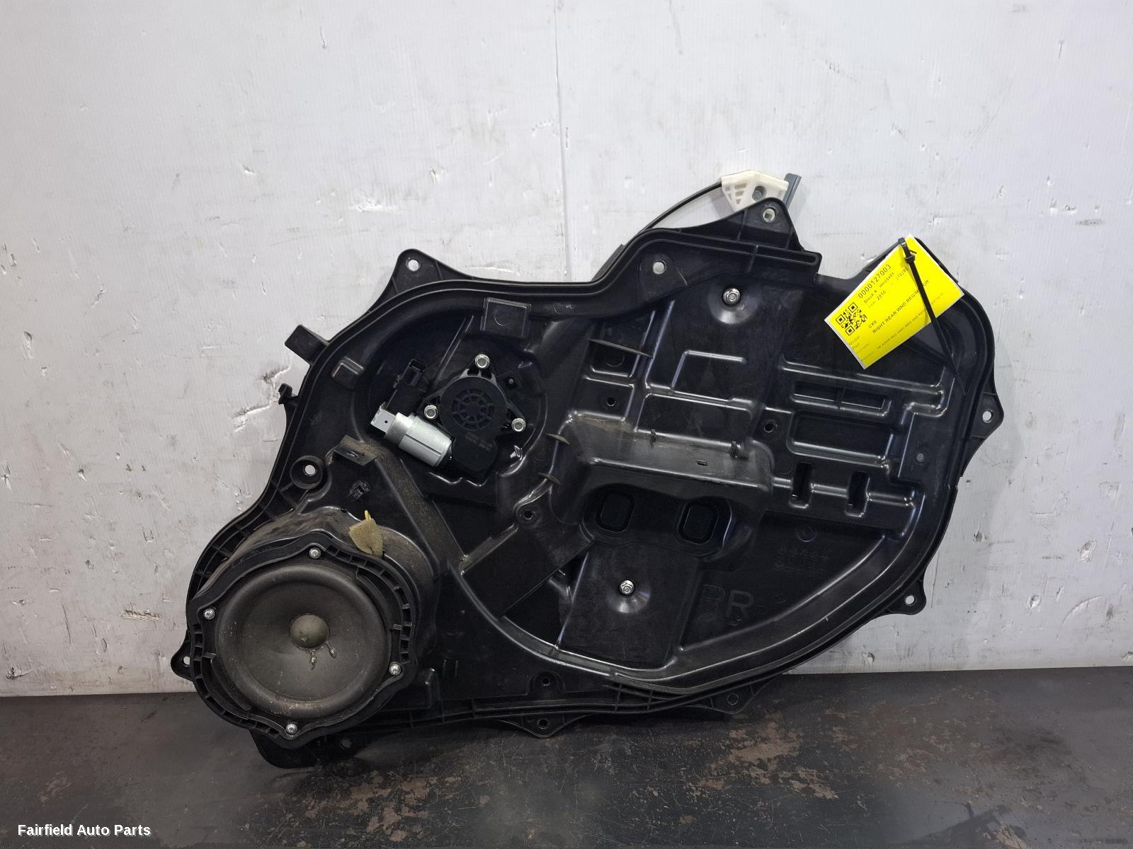 2007-2015 Mazda Cx9 Right Rear Wnd Reg Motor