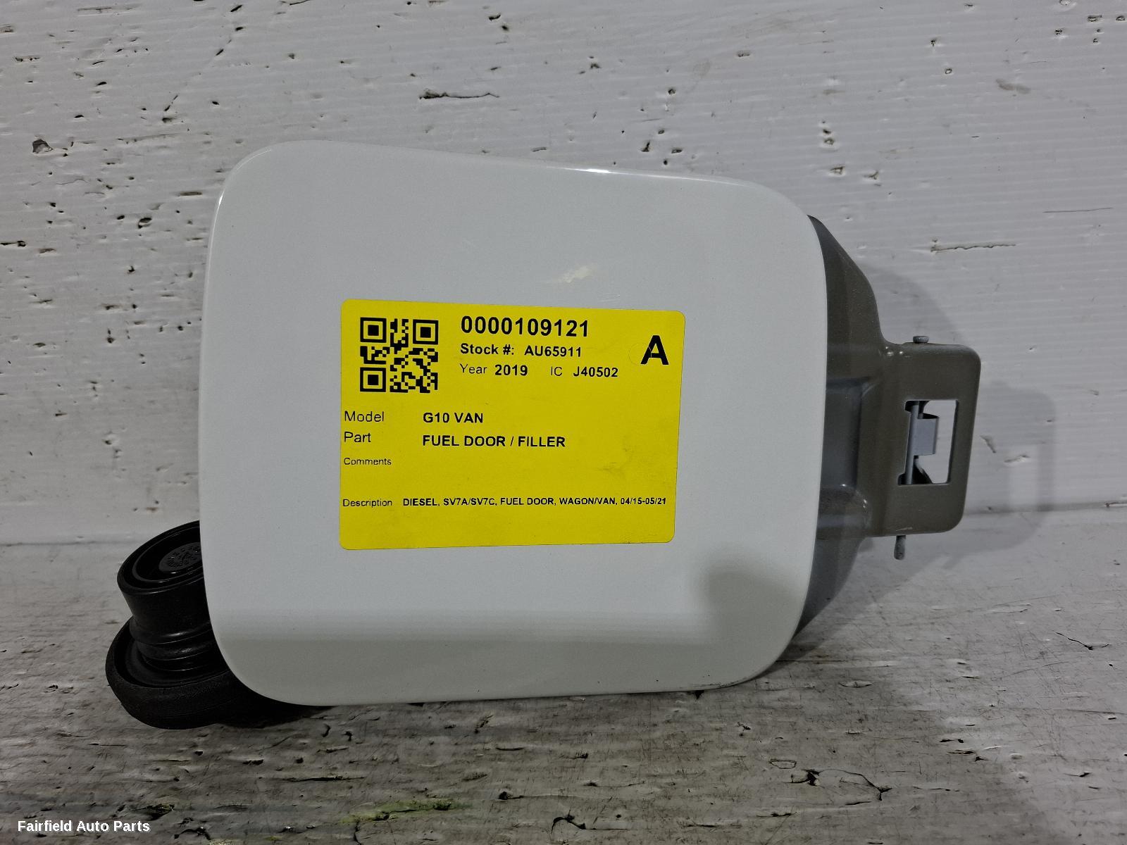 2015-2021 Ldv G10 Fuel Door Filler