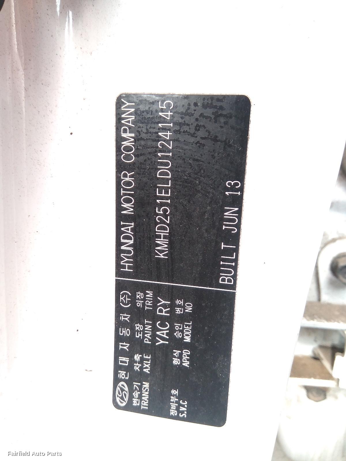 2012-2017 Hyundai I30 Left Indicator Fog Side