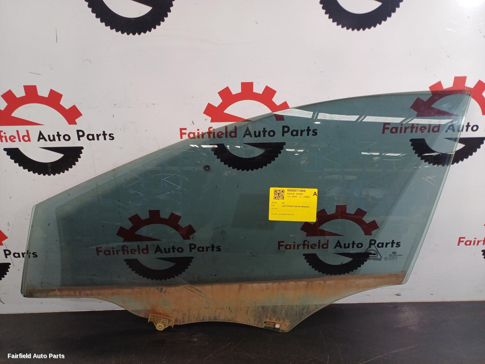 2012-2016 Hyundai I30 Left Front Door Window