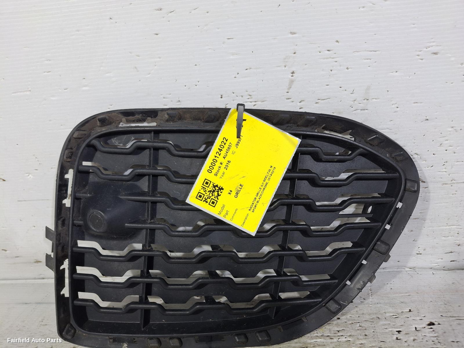 2014-2018 Bmw X4 Grille