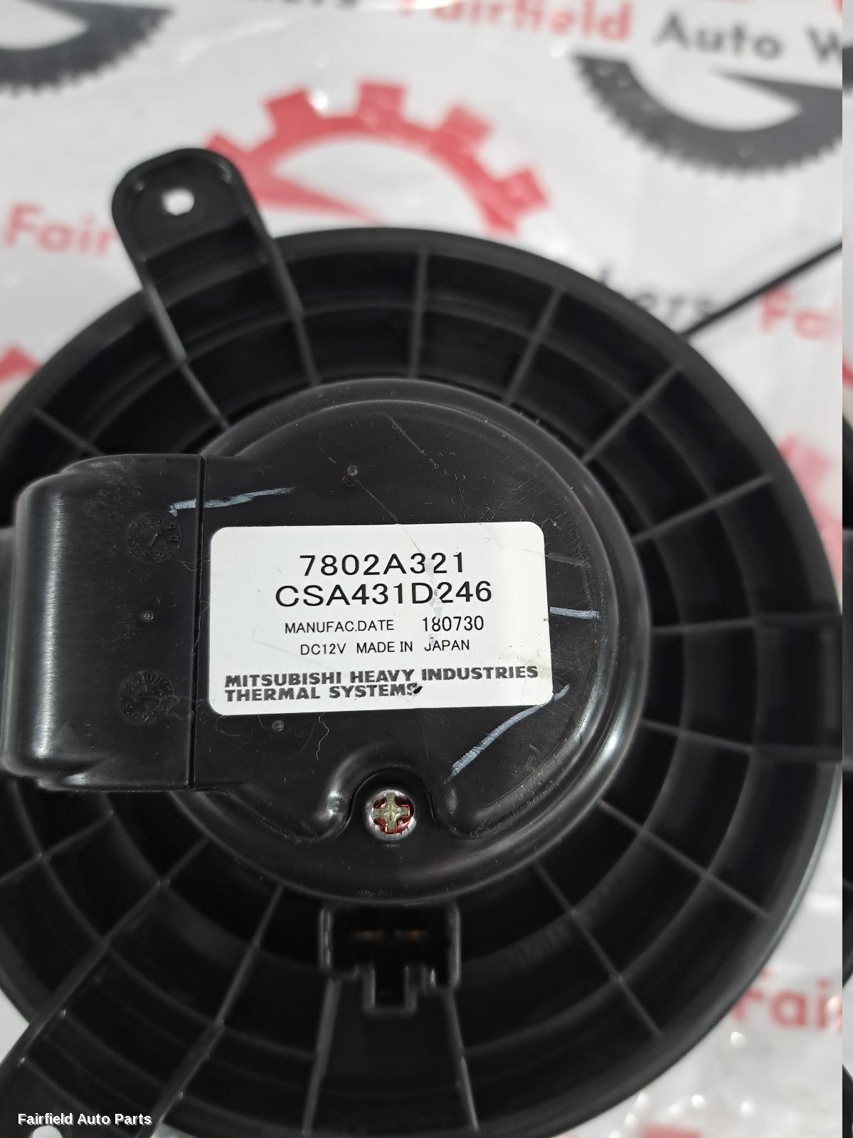 2017-2026 Mitsubishi Eclipse Cross Heater Fan Motor