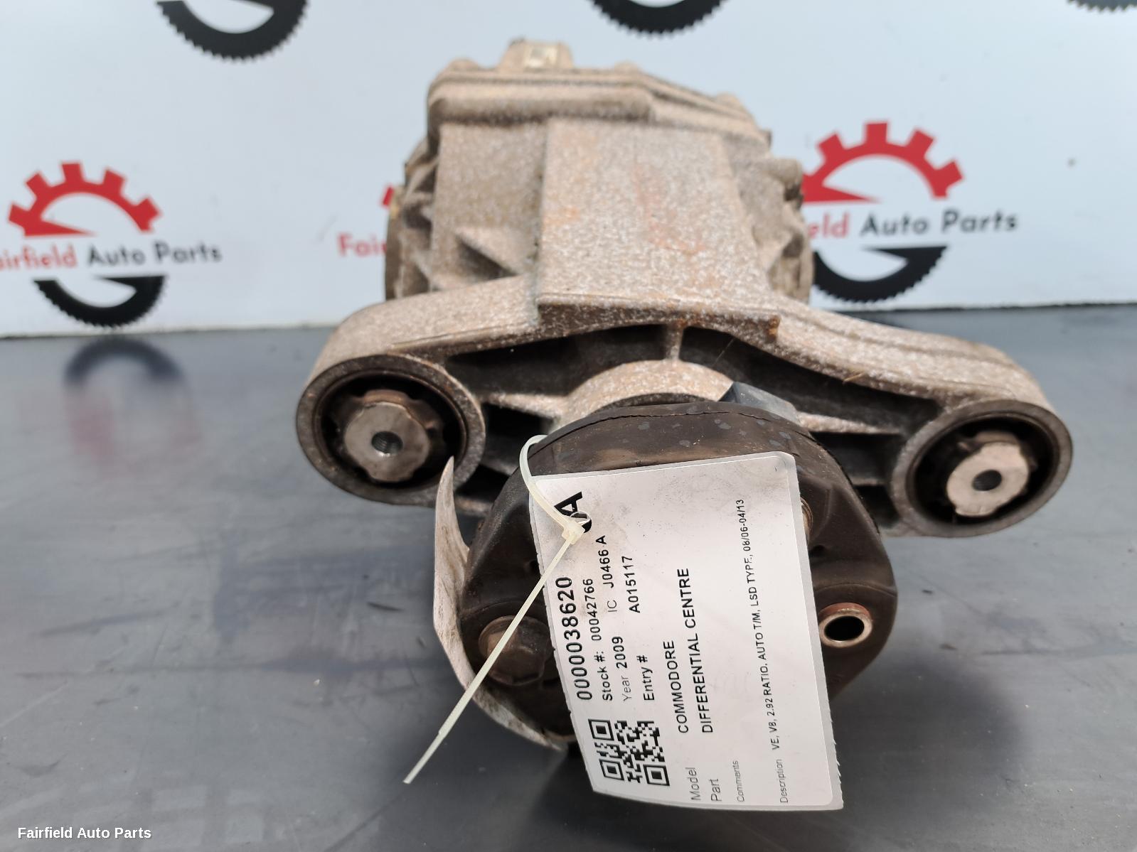 2009 Holden Commodore Differential Centre