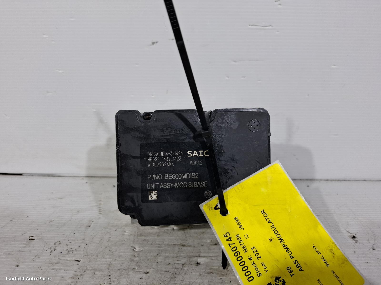 2017-2026 Ldv T60 Abs Pump Modulator